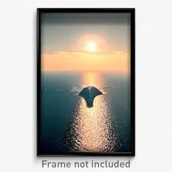 Pixel Art Poster - Large Gulf (8 Bit Psychedelic Trippy Weird Video Game Print)