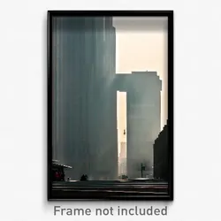 Pixel Art Poster - Smoggy Barbican (8 Bit Psychedelic Trippy Video Game Print)