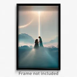 Pixel Art Poster - Heavenly Junction (8 Bit Psychedelic Trippy Video Game Print)