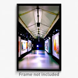 Pixel Art Poster - Unusual Gallery (8 Bit Psychedelic Trippy Video Game Print)
