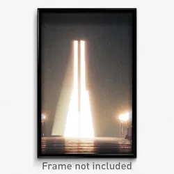 Pixel Art Poster - Bold Corner (8 Bit Psychedelic Trippy Weird Video Game Print)