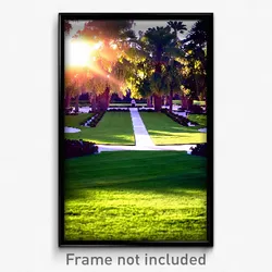 Pixel Art Poster - Gargantuan Lawn (8 Bit Psychedelic Trippy Video Game Print)