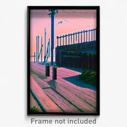 Pixel Art Poster - Hard To Find Stockade (8 Bit Psychedelic Video Game Print)