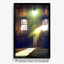Pixel Art Poster - Old Fashioned Asylum (8 Bit Psychedelic Video Game Print)