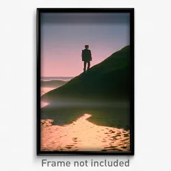 Pixel Art Poster - Tremendous Strand (8 Bit Psychedelic Trippy Video Game Print)