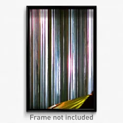 Pixel Art Poster - Metallic Wall (8 Bit Psychedelic Trippy Video Game Print)