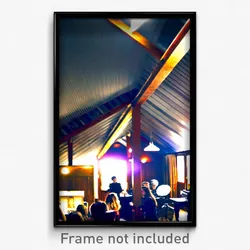 Pixel Art Poster - Bustling Attic (8 Bit Psychedelic Trippy Video Game Print)