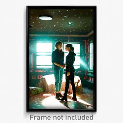 Pixel Art Poster - Spotted Room (8 Bit Psychedelic Trippy Video Game Print)