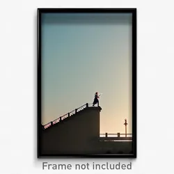 Pixel Art Poster - Wonderful Parapet (8 Bit Psychedelic Trippy Video Game Print)