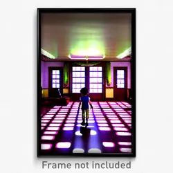Pixel Art Poster - Stained Room (8 Bit Psychedelic Trippy Video Game Print)
