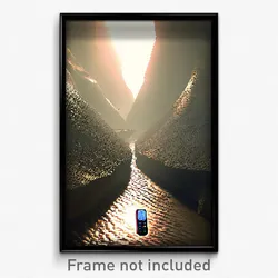 Pixel Art Poster - Remote Fissure (8 Bit Psychedelic Trippy Video Game Print)