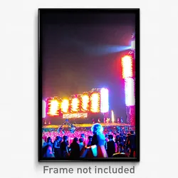 Pixel Art Poster - Magnificent Fest (8 Bit Psychedelic Trippy Video Game Print)