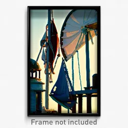 Pixel Art Poster - Nautical Remnant (8 Bit Psychedelic Trippy Video Game Print)