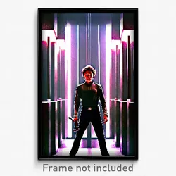 Pixel Art Poster - Outstanding Cistern (8 Bit Psychedelic Video Game Print)