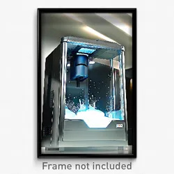 Pixel Art Poster - Made Up Ice Machine (8 Bit Psychedelic Video Game Print)