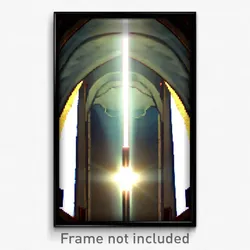 Pixel Art Poster - Zealous Vault (8 Bit Psychedelic Trippy Video Game Print)