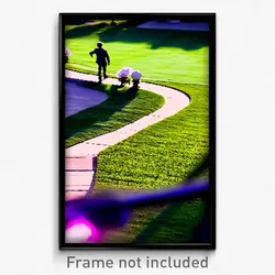 Pixel Art Poster - Notable Lawn (8 Bit Psychedelic Trippy Video Game Print)