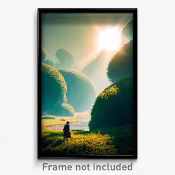 Pixel Art Poster - Stimulating Meander (8 Bit Psychedelic Video Game Print)