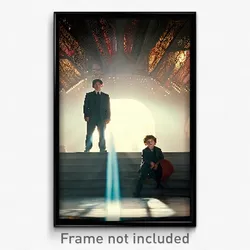 Pixel Art Poster - Glaring Manse (8 Bit Psychedelic Trippy Video Game Print)