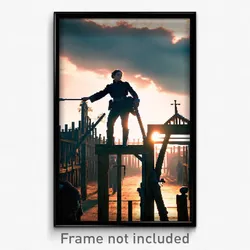 Pixel Art Poster - Graceful Stockade (8 Bit Psychedelic Trippy Video Game Print)