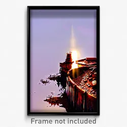 Pixel Art Poster - Rusty Bog (8 Bit Psychedelic Trippy Weird Video Game Print)