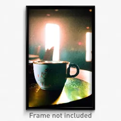 Pixel Art Poster - Hard To Find Tea (8 Bit Psychedelic Trippy Video Game Print)