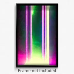 Pixel Art Poster - Tall Ghetto (8 Bit Psychedelic Trippy Weird Video Game Print)