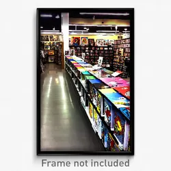Pixel Art Poster - Noteworthy Comic Book Store (8 Bit Video Game Print)
