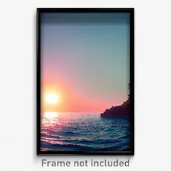 Pixel Art Poster - Pure Sea (8 Bit Psychedelic Trippy Weird Video Game Print)