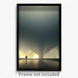 Pixel Art Poster - Dreary Isthmus (8 Bit Psychedelic Trippy Video Game Print)