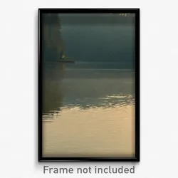 Pixel Art Poster - Dreary Lake (8 Bit Psychedelic Trippy Weird Video Game Print)