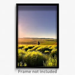 Pixel Art Poster - Admired Grassland (8 Bit Psychedelic Trippy Video Game Print)