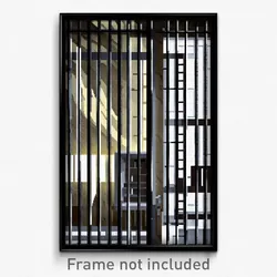 Pixel Art Poster - Spectacular Jail (8 Bit Psychedelic Trippy Video Game Print)