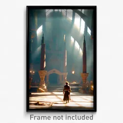 Pixel Art Poster - Cultured Fief (8 Bit Psychedelic Trippy Video Game Print)