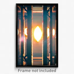 Pixel Art Poster - Captivating Treasury (8 Bit Psychedelic Video Game Print)