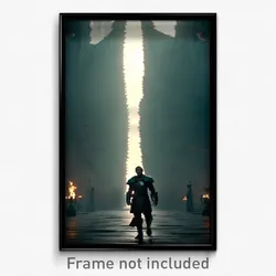 Pixel Art Poster - Warlike Duchy (8 Bit Psychedelic Trippy Video Game Print)