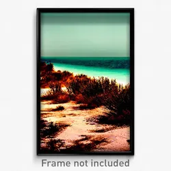 Pixel Art Poster - Rundown Gulf (8 Bit Psychedelic Trippy Video Game Print)