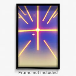 Pixel Art Poster - Neat Star (8 Bit Psychedelic Trippy Weird Video Game Print)