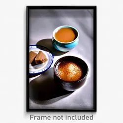 Pixel Art Poster - Calm Brown Sugar Milk Tea (8 Bit Video Game Print)