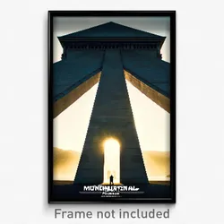 Pixel Art Poster - Monumental Pound (8 Bit Psychedelic Trippy Video Game Print)