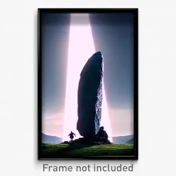 Pixel Art Poster - Incredible Menhir (8 Bit Psychedelic Trippy Video Game Print)