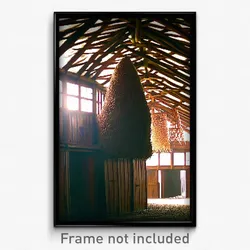 Pixel Art Poster - Drab Granary (8 Bit Psychedelic Trippy Video Game Print)