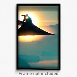 Pixel Art Poster - Measly Strand (8 Bit Psychedelic Trippy Video Game Print)