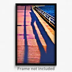 Pixel Art Poster - Neat Boardwalk (8 Bit Psychedelic Trippy Video Game Print)