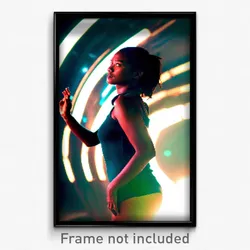Pixel Art Poster - Warped Body (8 Bit Psychedelic Trippy Weird Video Game Print)