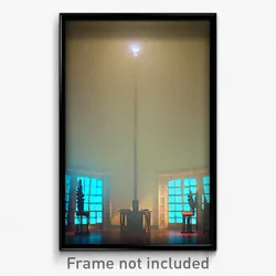 Pixel Art Poster - Creative Parsonage (8 Bit Psychedelic Video Game Print)