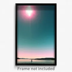 Pixel Art Poster - Clear Lake (8 Bit Psychedelic Trippy Weird Video Game Print)