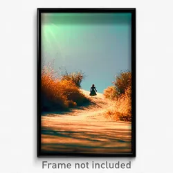 Pixel Art Poster - Dry Bend (8 Bit Psychedelic Trippy Weird Video Game Print)