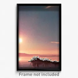 Pixel Art Poster - Thorny Firth (8 Bit Psychedelic Trippy Video Game Print)