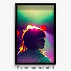 Pixel Art Poster - Vivid Sound (8 Bit Psychedelic Trippy Weird Video Game Print)